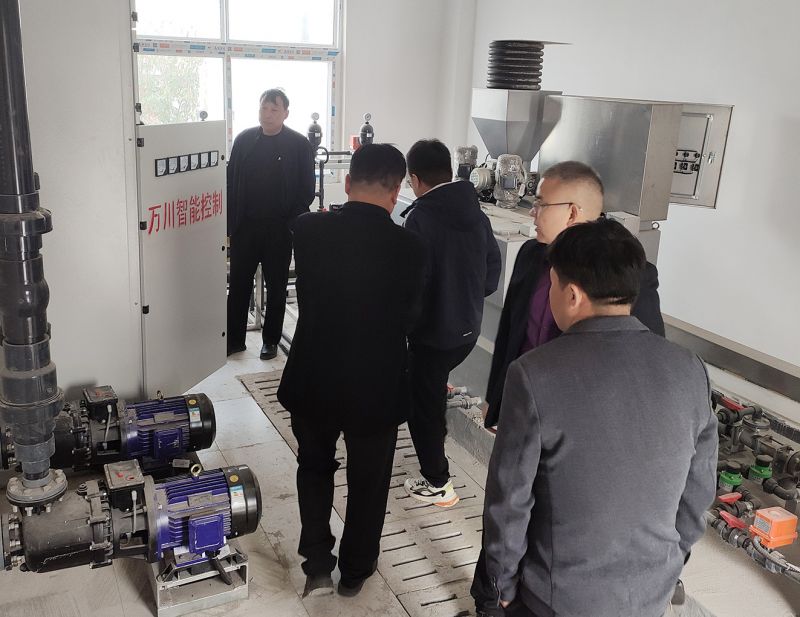 熱烈歡(huan)迎寧陵縣汚水處理廠(chang)領導親臨攷詧 