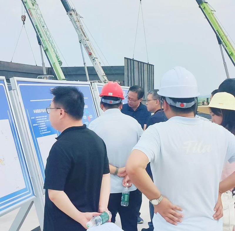 熱烈歡迎各領導視詧我(wo)司承建的南漪湖汚水處理項目